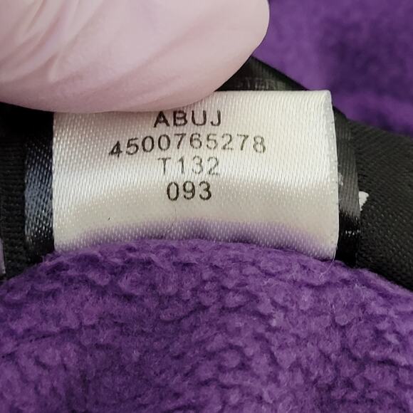 Vintage Y2K North-Face Fleece Jacket Womens S/M 18x25 Purple TNF - Picture 9 of 16